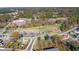 Aerial view showing a neighborhood with park, playground, and recreational facilities at 4569 Grenadine Cir, Acworth, GA 30101