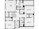 Floor plan of the second floor featuring the primary suite, laundry room, and 3 additional bedrooms at 93 Sheryl Way, Loganville, GA 30052