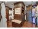 This walk-in closet offers ample storage space with custom shelving and cabinetry at 88 W Paces Ferry Nw Rd # 1740, Atlanta, GA 30305