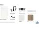 Selection of bath finishes including cabinets, faucet, lighting, countertop and flooring selections at 151 Sunshower Rdg, Canton, GA 30114