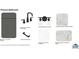 Selection of primary bath finishes including cabinets, faucet, lighting, countertop and tile selections at 151 Sunshower Rdg, Canton, GA 30114