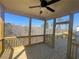 Relaxing screened porch with wood ceiling and wooded views at 151 Sunshower Rdg, Canton, GA 30114