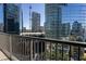 Balcony view of the city at 1080 Peachtree Ne St # 1408, Atlanta, GA 30309