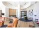 Inviting lounge area with a pool table, comfortable seating, and stylish decor, perfect for relaxation and entertainment at 1080 Peachtree Ne St # 1408, Atlanta, GA 30309