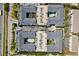 Aerial view of community featuring multiple buildings, pools, and parking at 1850 Cotillion Dr # 3221, Dunwoody, GA 30338