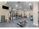 Gym with power rack, weight bench, and free weights at 1850 Cotillion Dr # 3221, Dunwoody, GA 30338