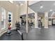 Well-equipped gym featuring rowing machine and free weights at 1850 Cotillion Dr # 3221, Dunwoody, GA 30338