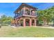 An outdoor structure featuring seating, a grill, and a covered dining area for residents' enjoyment at 2423 Rosapenna Nw Ln, Kennesaw, GA 30152