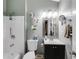 Cozy full bathroom with shower and tub combo, toilet, and sink with storage at 3971 Wolcott Cir # 3971, Atlanta, GA 30340