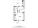 A detailed first-floor floor plan showcases a layout with a kitchen, living room, dining area, and patio at 3971 Wolcott Cir # 3971, Atlanta, GA 30340