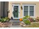 Charming front door with decorative wreath and fall-themed decorations at 3971 Wolcott Cir # 3971, Atlanta, GA 30340