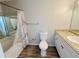 Full bathroom features a tub/shower combination and vanity sink at 3589 Main Station Sw Dr, Marietta, GA 30008