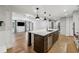 Modern kitchen with a large island and stainless steel appliances at 3733 Doroco Dr, Atlanta, GA 30340