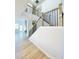Staircase with hardwood floors at 735 Crossroad Sw Ct, Powder Springs, GA 30127
