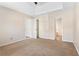 Bright bedroom with access to bathroom and closets at 4118 Lost Springs Trl, Douglasville, GA 30135