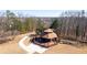Community gazebo with a deck and surrounding walking paths at 4118 Lost Springs Trl, Douglasville, GA 30135