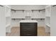 Spacious closet with shelving and drawers at 38 Puckett Se Rd, Emerson, GA 30137