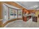 The eat-in kitchen features a bay window and stainless steel appliances at 36 Latimer Nw Ln, Cartersville, GA 30121