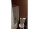 Bathroom with toilet, tub and shower at 6579 Alford Way, Lithonia, GA 30058