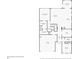 First floor plan showing layout with primary bedroom, living room, kitchen, office, bathroom, bedroom, and garage at 5810 Collier Bridge Ln, Hoschton, GA 30548