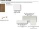 Selections for owner's bath feature cabinet door style, hardware, countertop, floor tile, and wall colors at 509 Pearl St, Cumming, GA 30040