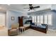Cozy bedroom with a bunk bed, daybed, and light blue walls at 879 Big Horn Hollow, Suwanee, GA 30024