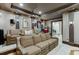 Luxury home theater with plush seating and a large screen for movie nights at 879 Big Horn Hollow, Suwanee, GA 30024