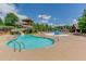 Community pool with water slide and a fun kiddie pool area at 879 Big Horn Hollow, Suwanee, GA 30024