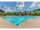Resort-style pool with multiple lap lanes and a spacious deck at 879 Big Horn Hollow, Suwanee, GA 30024