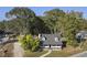 Aerial view of the home, showing the house and surrounding neighborhood at 1368 New Hope Rd, Lawrenceville, GA 30045