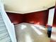 Large and spacious living room with high ceilings and bright red wall color at 2717 Kristen Ct, Conyers, GA 30012