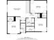 Second floor floorplan featuring bedrooms, flex space, and baths at 802 Oak Promenade Ln, Canton, GA 30115