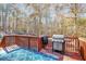 Spacious back deck with built-in grill, overlooking wooded area at 3559 Gus Way, Powder Springs, GA 30127