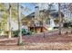 Two story house, back view, deck, wooded lot at 3559 Gus Way, Powder Springs, GA 30127