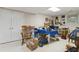 Unfinished bonus room is ready for customization with storage and room for crafting at 1400 Lamont Cir, Dacula, GA 30019