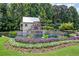 This community centerpiece showcases a picturesque pond, water wheel, and beautifully landscaped surroundings at 1400 Lamont Cir, Dacula, GA 30019