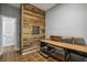 Finished basement with an office and wood wall at 238 Walker Sw St # 39, Atlanta, GA 30313