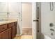 Clean bathroom with vanity and access to bedroom at 276 Villa Grande Dr, Locust Grove, GA 30248