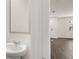 Bathroom with hardwood floors and vanity at 487 Reflection Dr # 34, Stockbridge, GA 30281