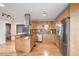 Modern kitchen with stainless steel appliances and granite island at 1801 Laurel Creek Se Trl, Smyrna, GA 30080