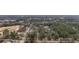 Aerial view showing the neighborhood and wooded landscape at 589 Northern Ave, Clarkston, GA 30021