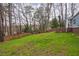 Expansive backyard with lush green grass and a well-maintained wooden fence at 589 Northern Ave, Clarkston, GA 30021