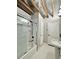 Bathroom with shower/tub combo and pedestal sink at 589 Northern Ave, Clarkston, GA 30021