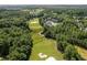 Aerial view of homes and golf course at 6202 Talmadge Nw Way, Acworth, GA 30101