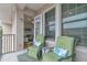 Serene balcony with comfortable seating, providing a peaceful outdoor retreat at 3621 Vinings Slope Se # 1537, Atlanta, GA 30339