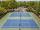 Community tennis courts with a pavilion at 3545 Silver Vista Ct, Cumming, GA 30041