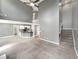 Open living area with high ceilings and views of the updated kitchen at 1615 Cheshire Ct, Lawrenceville, GA 30043