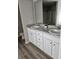 Bathroom featuring double sinks and granite countertops at 958 Fellowship Rd, Fairburn, GA 30213