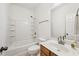 Bathroom with tub shower and vanity at 2853 Brandl Cove Ct # 1, Marietta, GA 30067