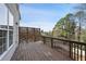 Wooden deck with lattice screen offering backyard and treetop views at 2853 Brandl Cove Ct # 1, Marietta, GA 30067